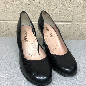 Anyi Lu Black Heels Size 39**